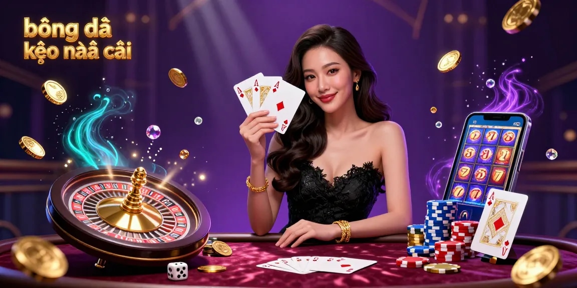 Experience thrilling bóng đá kèo nhà cái action with this captivating online casino scene.