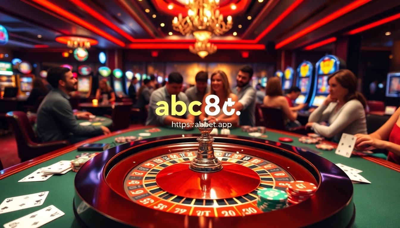 Experience the excitement of online gambling at https://abc8t.app/ with vibrant casino visuals and player engagement.