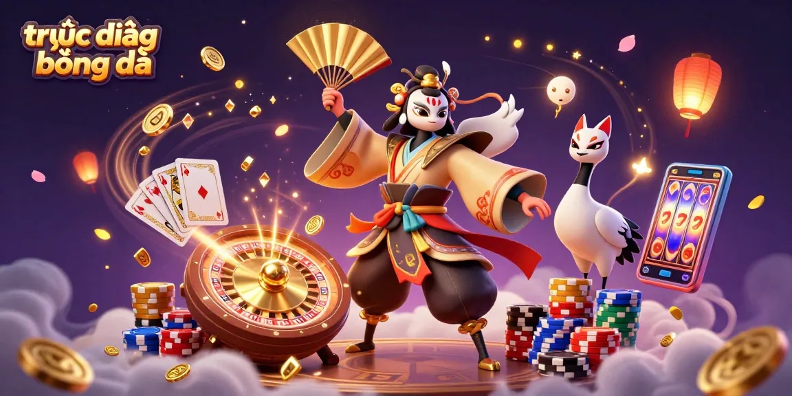 Experience engaging trực tiếp bóng đá action with dynamic gaming characters and vibrant effects.