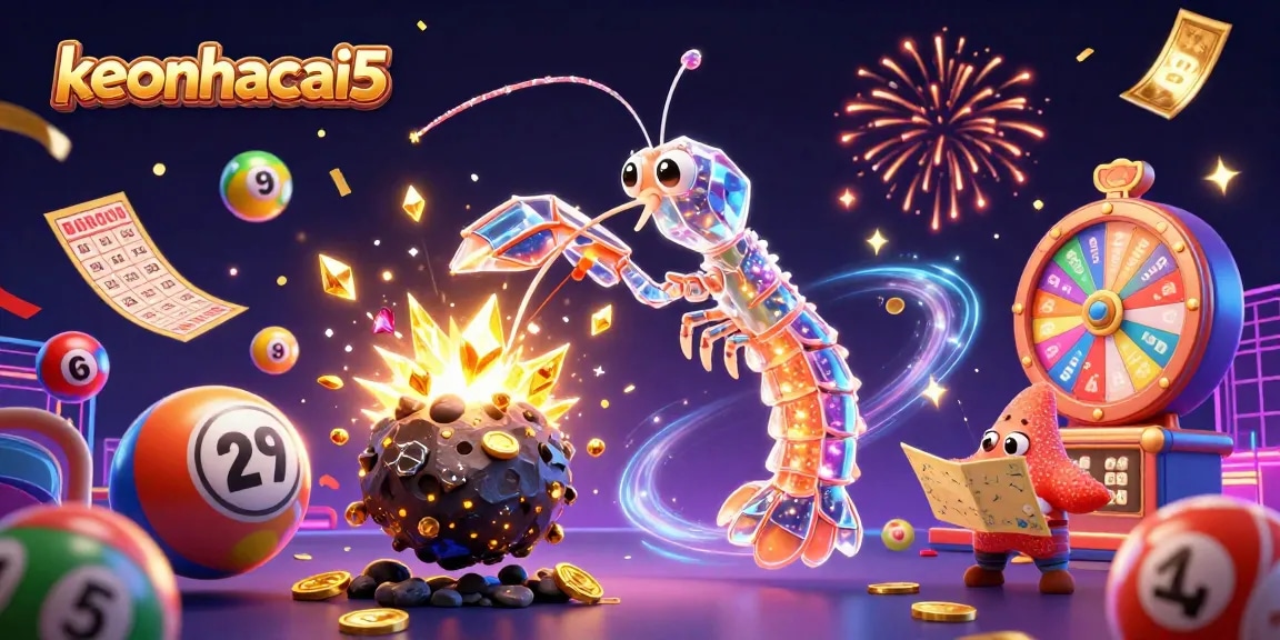 Bet on keonhacai5 for thrilling wins with colorful lottery balls, spinning prizes, and more!