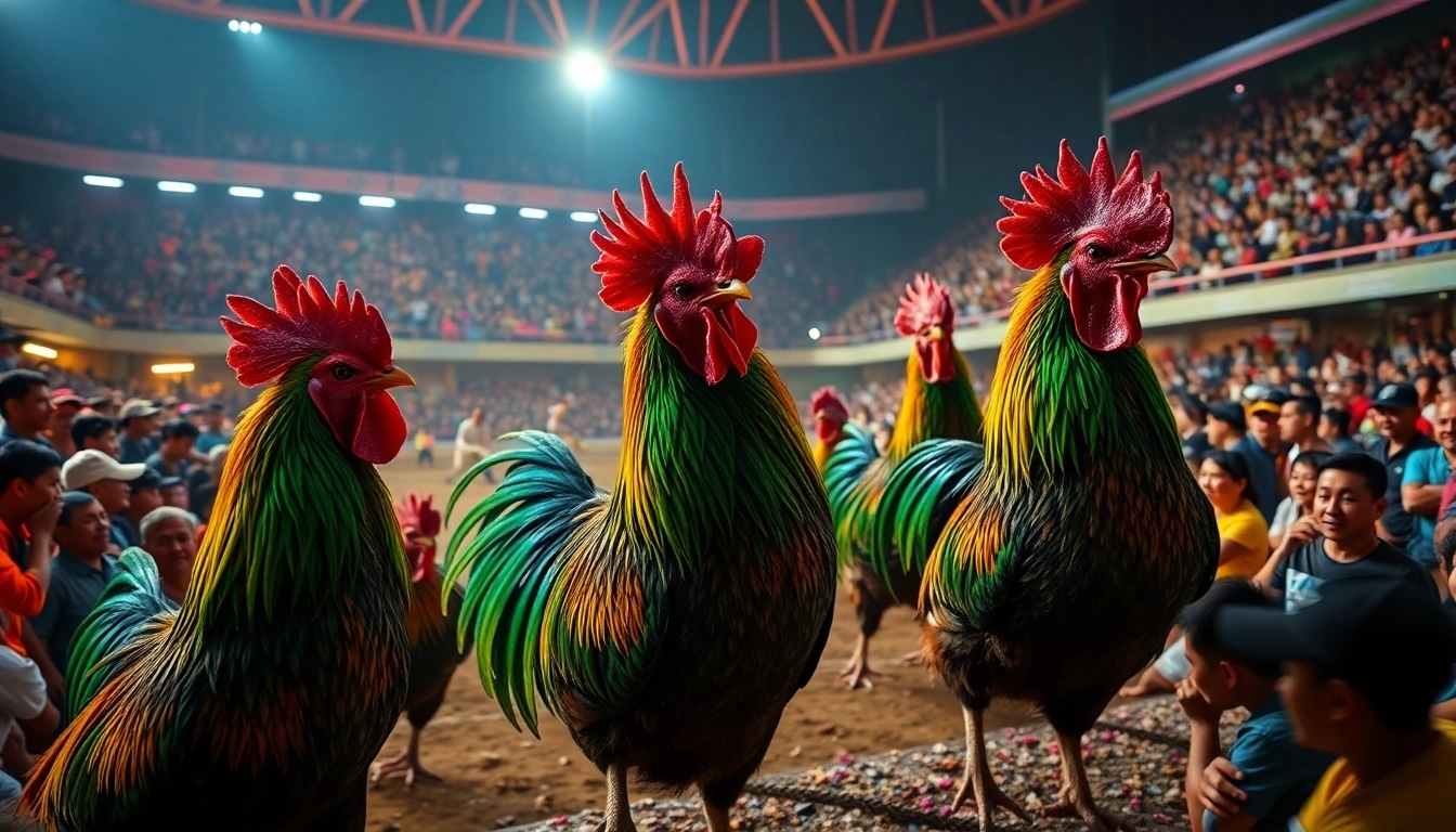 Experience the thrilling atmosphere of SV368win.live's live cockfighting events in Cambodia.