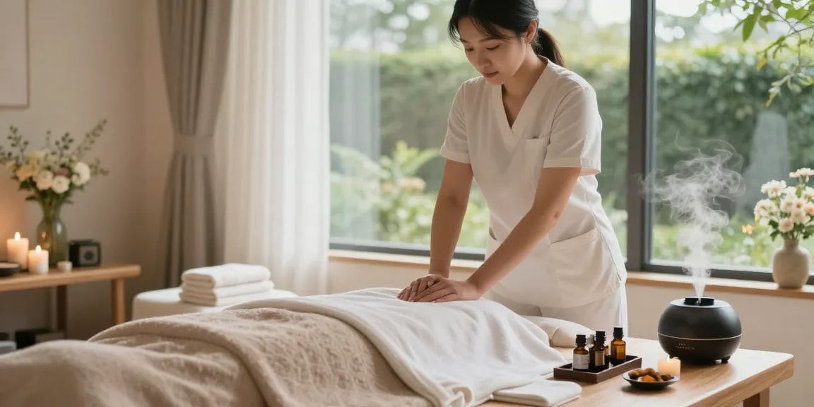 Experience ultimate peace with 평촌출장안마 in a serene wellness spa setting.