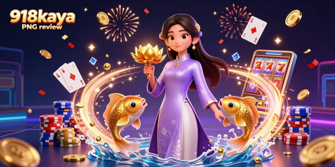 Experience the thrill of gaming with this vibrant 918kaya PNG review showcasing action-packed slots.