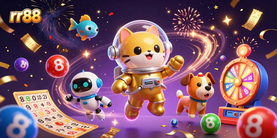 rr88 delivers a captivating experience with vibrant treasures in a magical casino scene