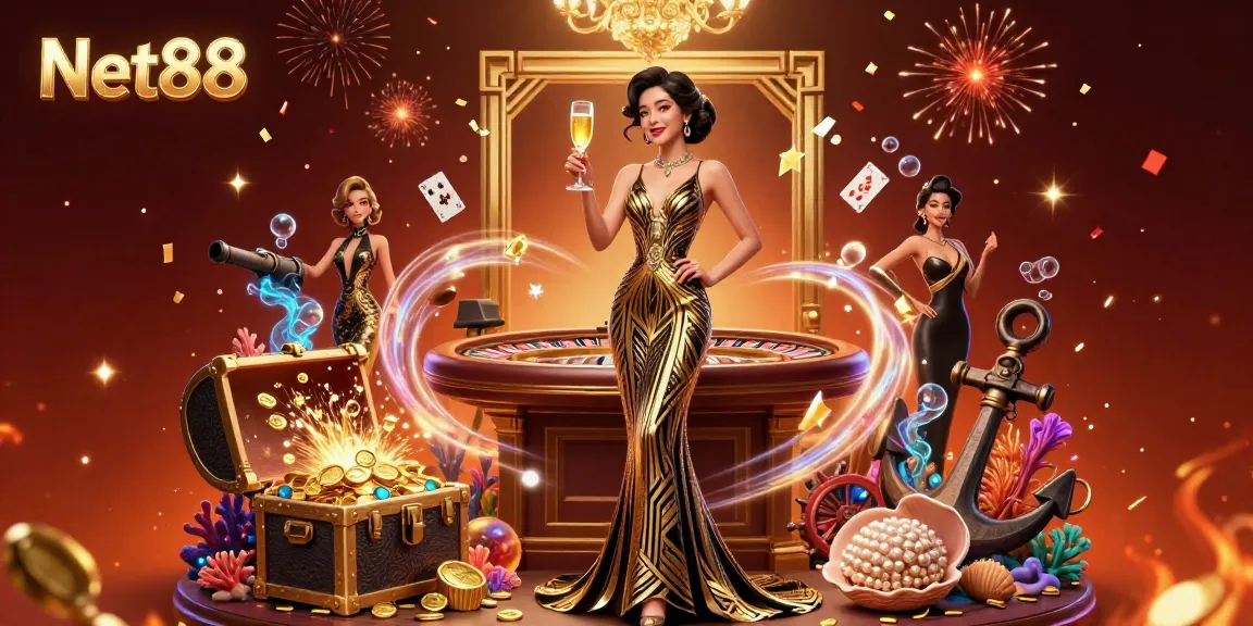 Experience the exciting gaming world of Net88, where players enjoy elegant casino vibes and thrilling gameplay.