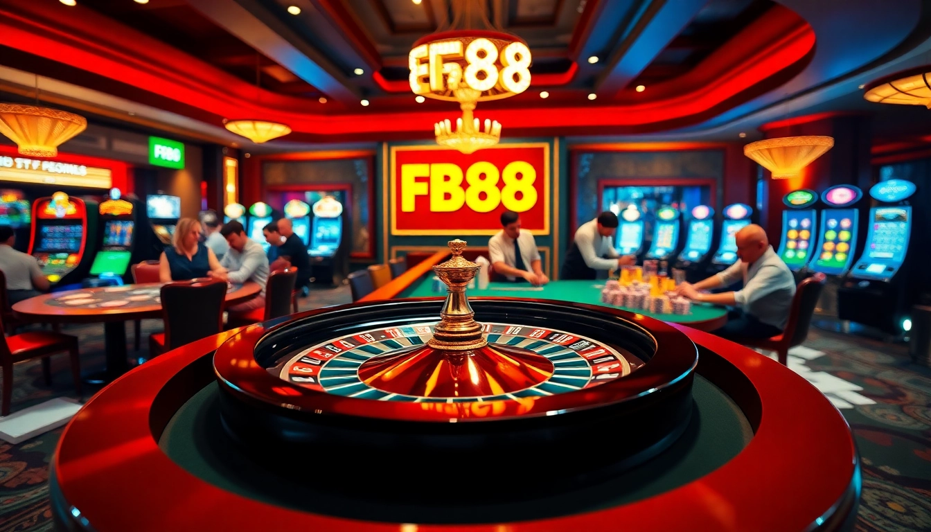 Experience the thrill of Đăng Ký FB88 with players enjoying exciting casino games.