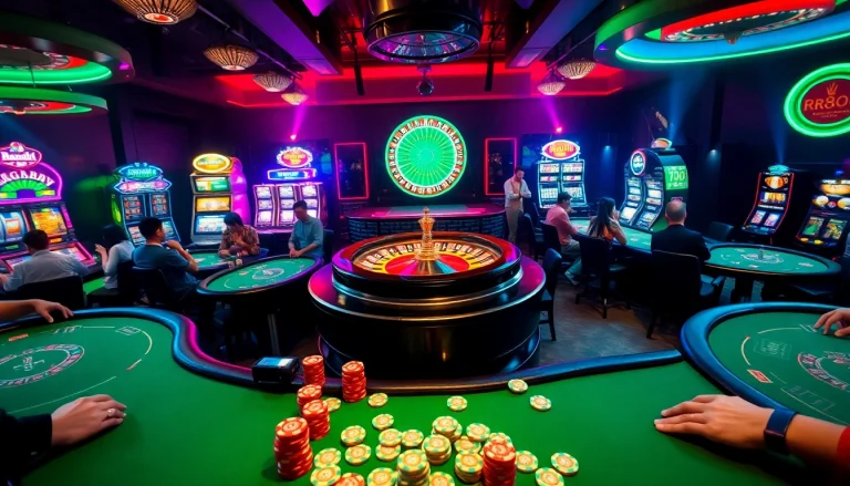 Experience the thrill of gambling at https://rr888.video/: players at a poker table immersed in strategy and excitement.