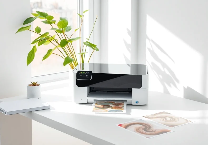 Print vibrant images with an inkjet printer designed for home offices.