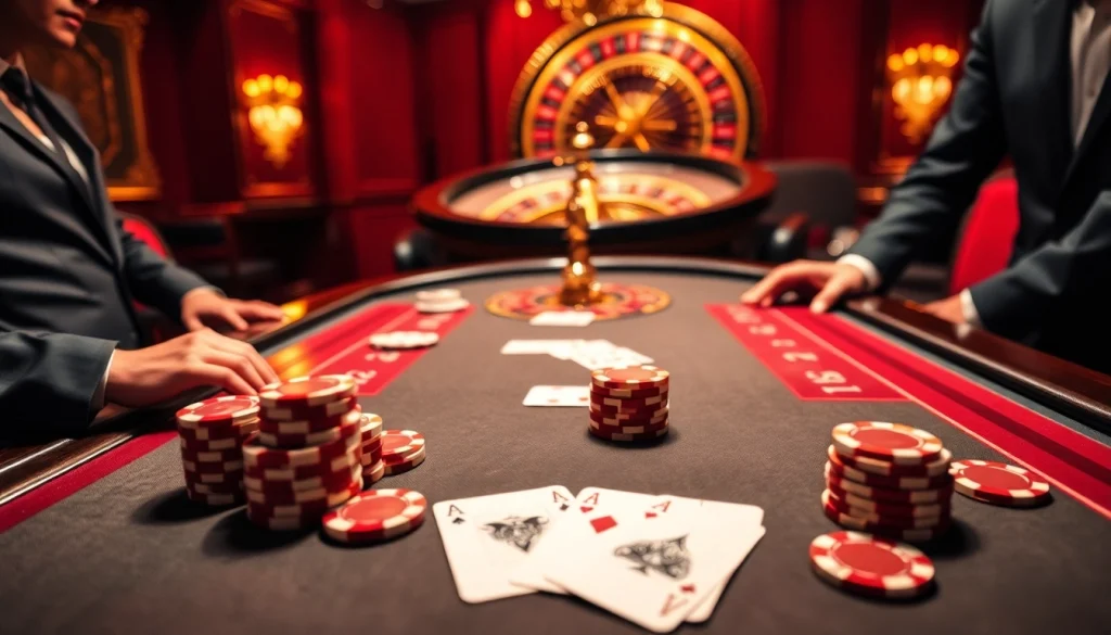 Engaging casino scene showcasing poker excitement with 888b branding elements and vibrant gambling atmosphere.