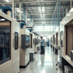 Precision machining Malaysia with advanced CNC machines in an industrial setting.