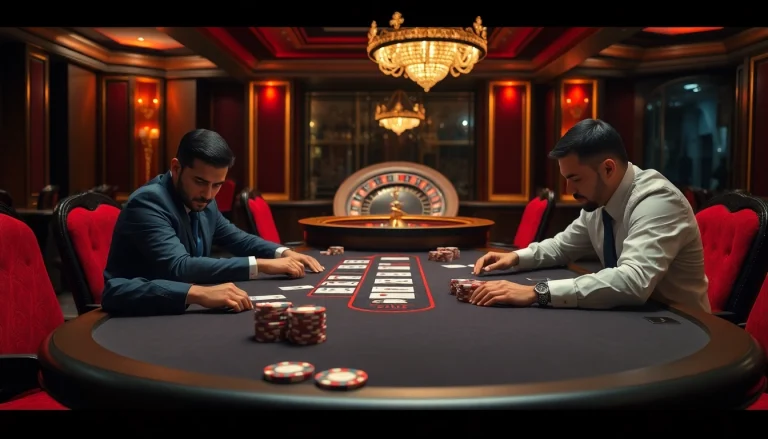 Experience high-stakes poker at https://rr88.lat/ with luxurious casino elements and vibrant atmosphere.