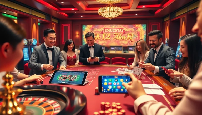 Exciting gameplay scene featuring tải game uk88 with vibrant slots and casino elements.
