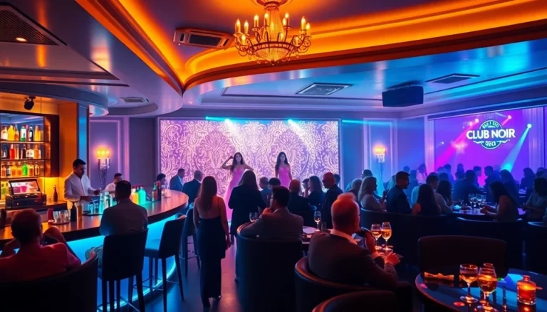 Night club sxm atmosphere at Club Noir, showcasing luxury seating, vibrant cocktails, and live performances in St. Martin.