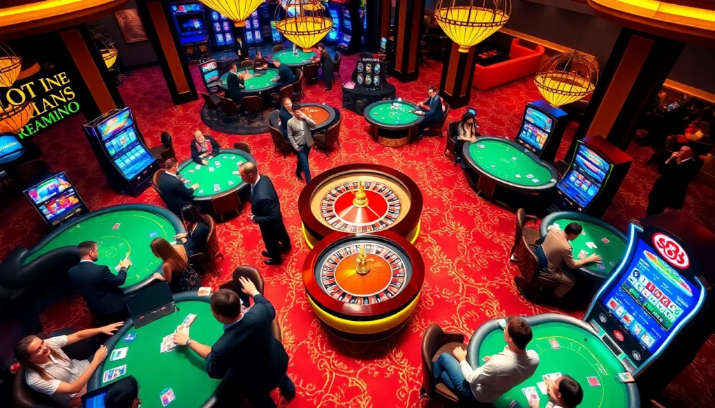 Experience the thrill of s8 bet with players engaging at luxurious casino tables.