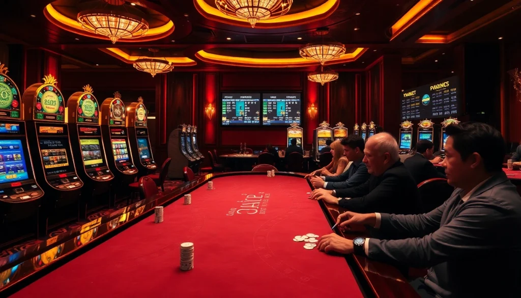 Engage in thrilling betting at https://thabet.vegas/ showcasing casino excitement with vibrant tables and interactive gaming.