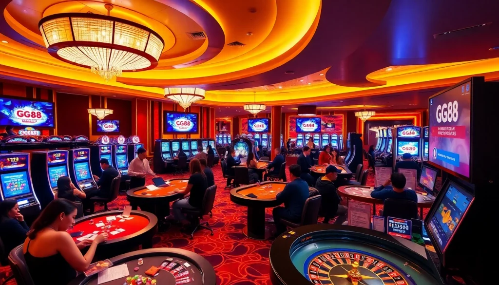 Experience the thrill of GG88 casino gaming with vibrant tables and exciting promotions.