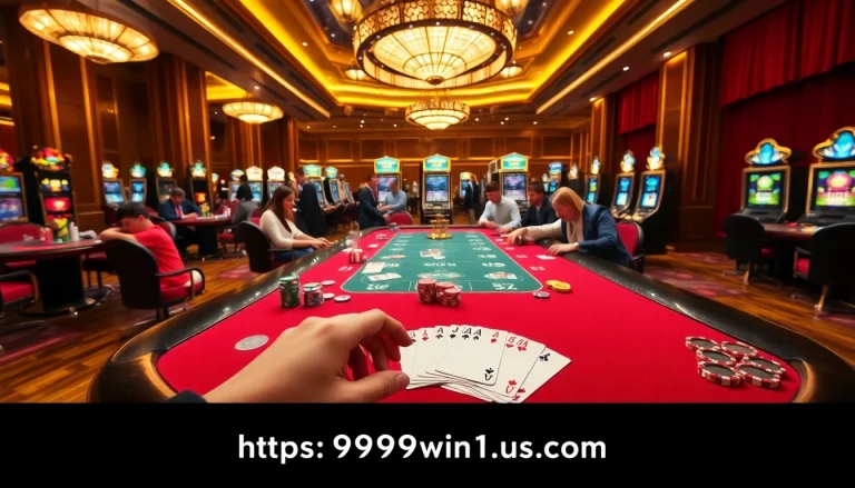 Experience the thrill of casino gaming at https://99win1.us.com/ with vibrant poker games and exciting betting.