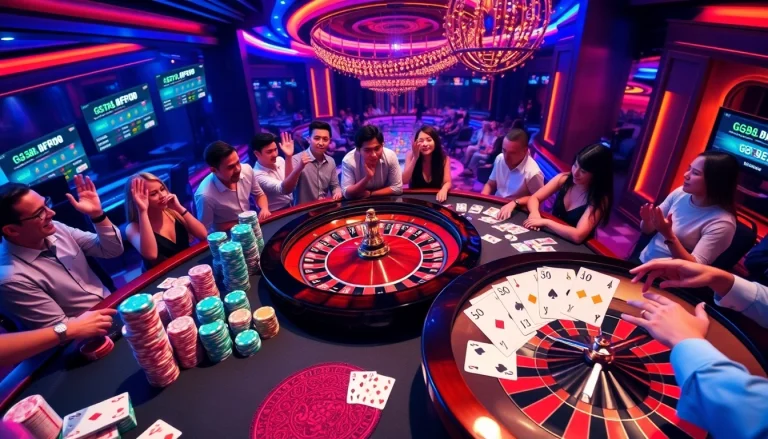Experience the excitement of online gambling at https://gg88.shop/ with vibrant casino tables and thrilling game visuals.