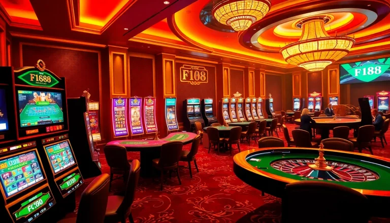 Experience the thrill of gambling at F168's vibrant online casino with exciting games and engaging players.