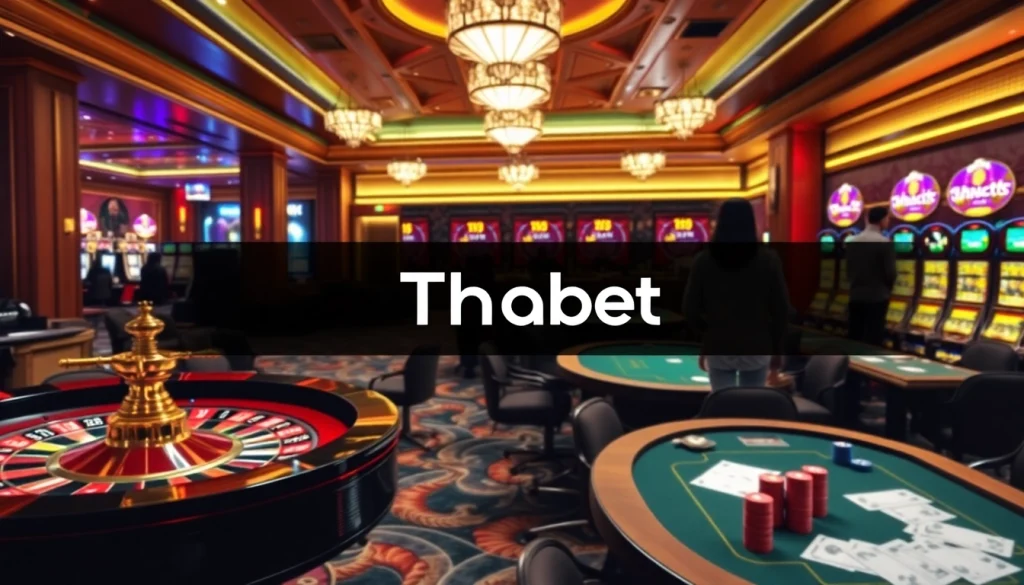 Experience the thrill of high-stakes gaming at Thabet Casino with immersive tables and roulette wheels.