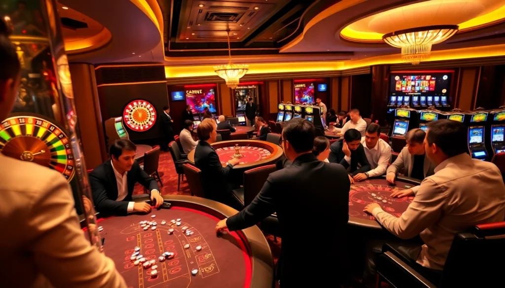 Experience the excitement of king88 with players at a vibrant live betting table.