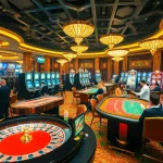 Experience thrilling gambling action at https://1mm888.com/ with vibrant casino tables and slot machines.