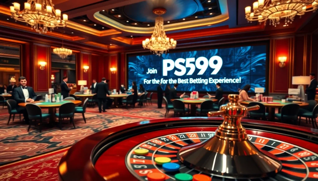 Players betting at a vibrant gaming table at PS99 casino