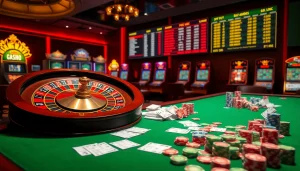 Experience the thrill of sports betting at nhà cái thể thao BL555 with vibrant casino visuals.