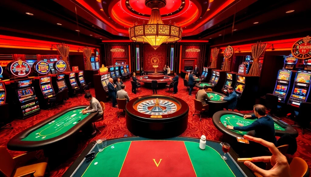 Experience the thrill of betting at the website nk88 with dazzling casino tables and slot games.