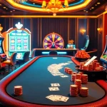 Engaging casino table scene highlighting 789f.mba gambling excitement with chips and cards.