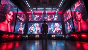 Immersive NSFW AI image generation studio featuring advanced digital tools and vibrant artwork.