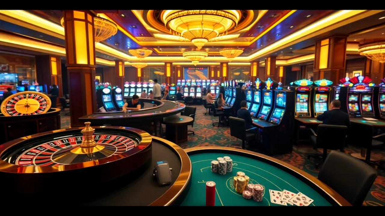 Experience the excitement at GG88 with vibrant gaming tables and dynamic players.