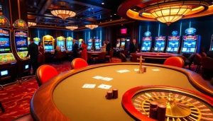 Experience the thrill of RR88 with vibrant slot machines and high-stakes poker tables.