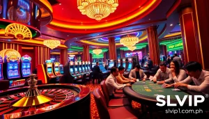 Experience thrilling gameplay at slvip1.com.ph with luxurious casino elements and vibrant slots.