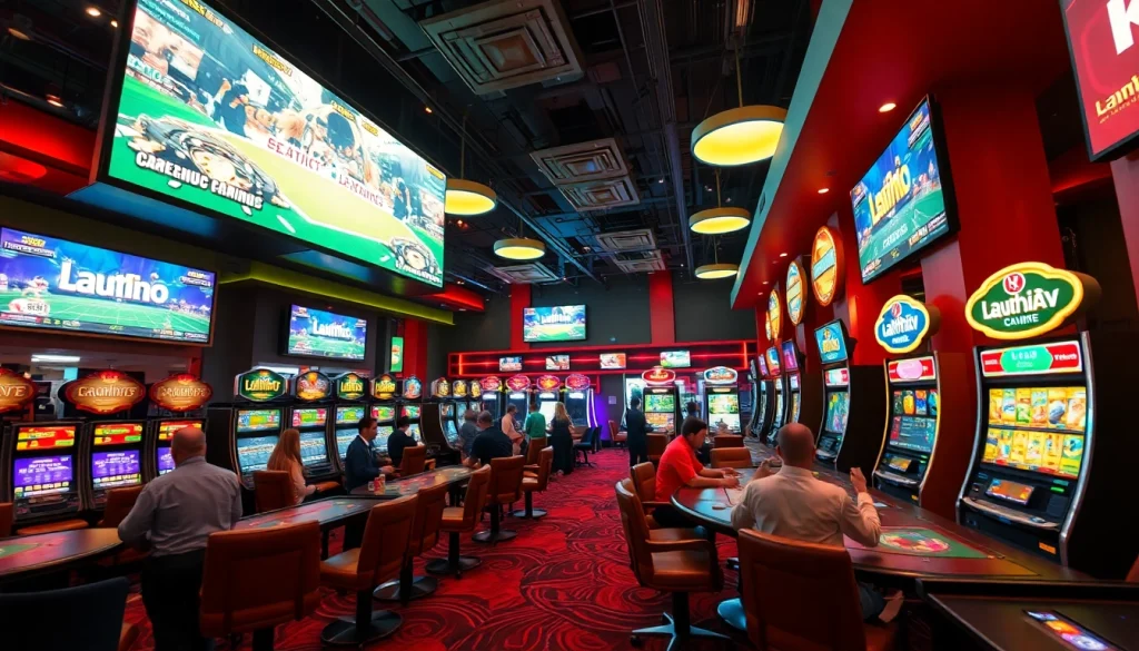 Experience the excitement of Lauthaitv's online casino with vibrant gaming environments and thrilling sports betting.