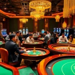 Players experience excitement at the rik vip casino, engaging in various table games and slots.